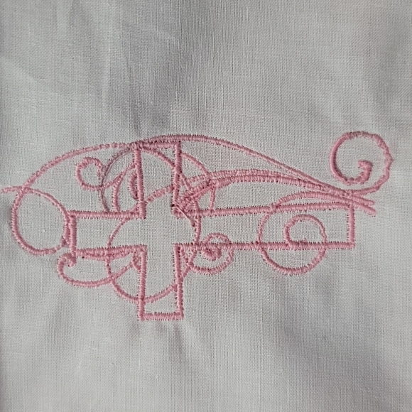 Embroidered Handkerchief w/ Luminous Cross - Picture 3 of 6